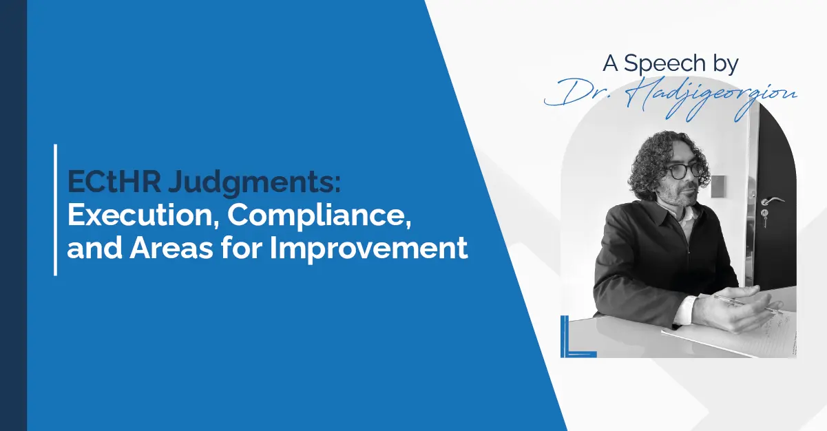 Dr Hadjigeorgiou contributes to the Cyprus Bar Association's Human Rights seminar